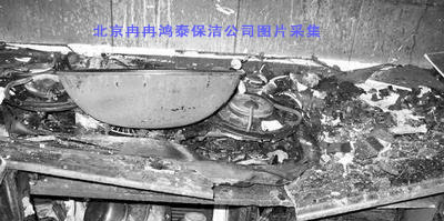 廚房火災(zāi)后現(xiàn)場